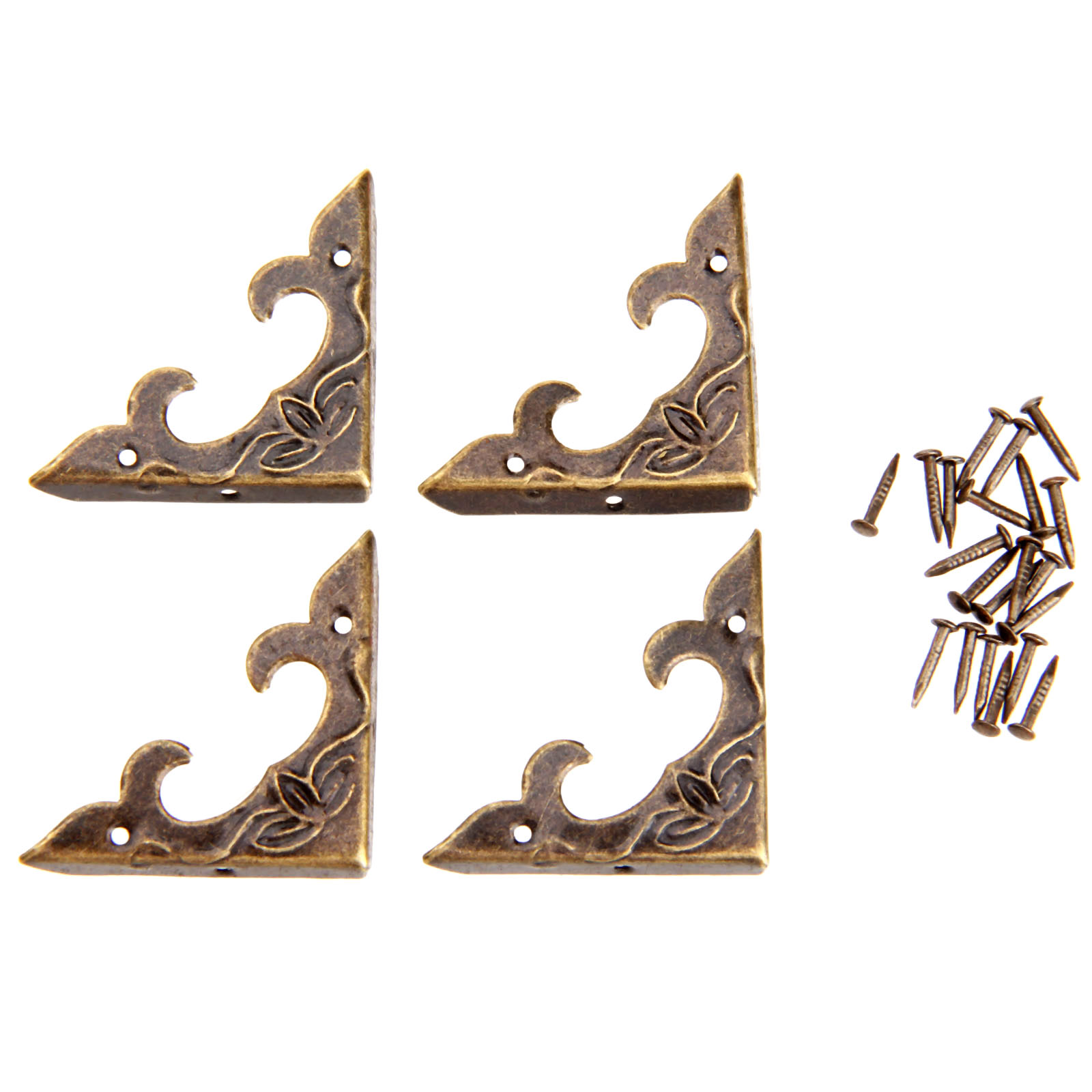 Decorative metal corner brackets for furniture shelly lighting