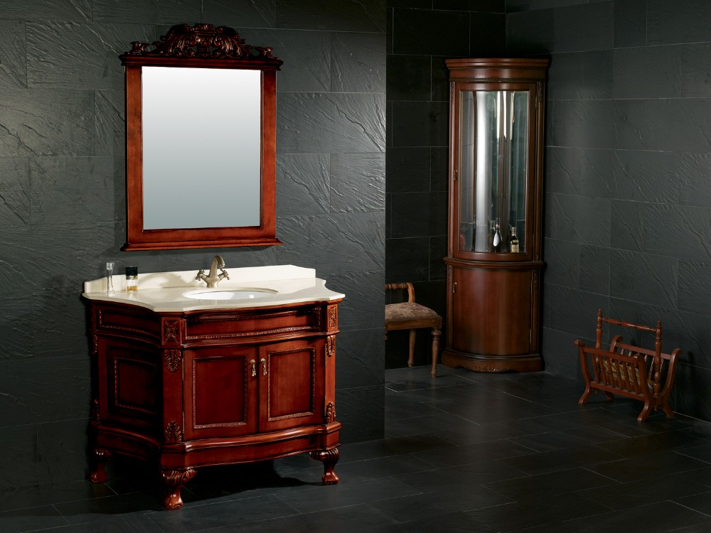 Solid Wood Bathroom Furniture Vanities, Solid Oak Bathroom Vanity Cabinet