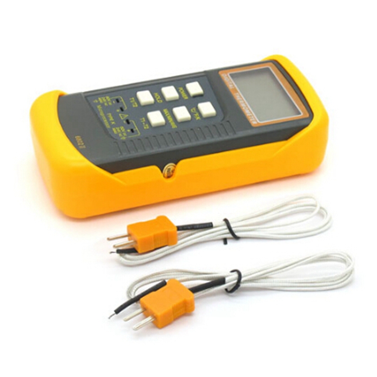 K-Type Digital Thermocouple Thermometer 1300C Professional Dual Channel Probe Industrial Temperature Meter CFK Swift Data Hold (7)