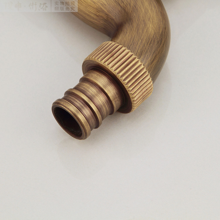 Classic Antique Bronze Finish Ceramic Handle Washing Machine