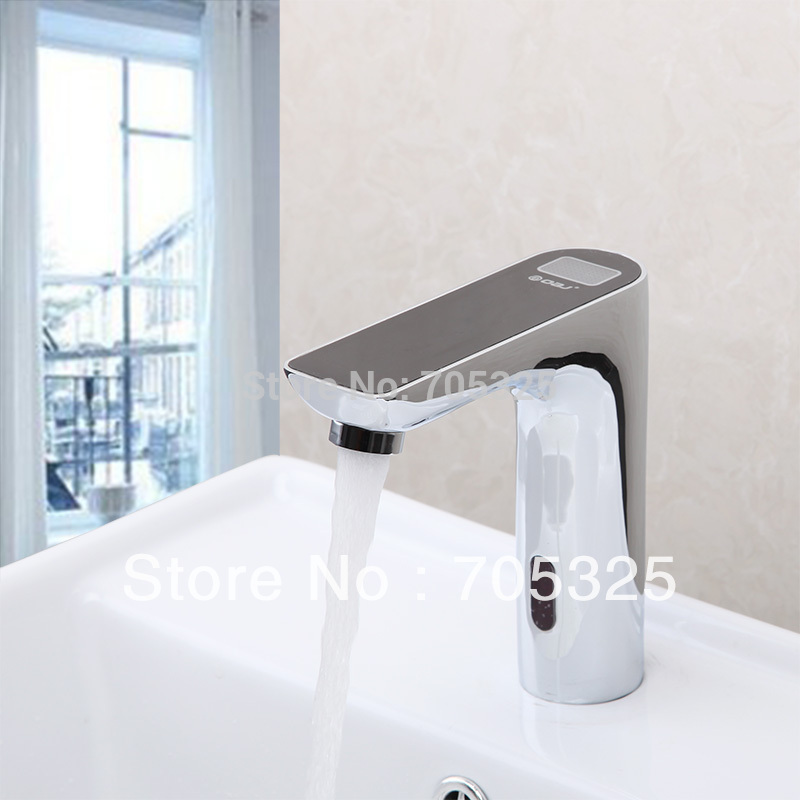 Great Price Temperature Display Automatic Hand Touch Free Tap Hot
