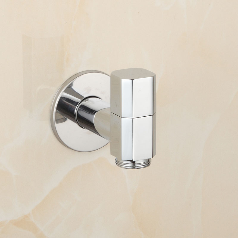 Brass Chrome Garden Faucet Washing Machine Basin Faucets Cold