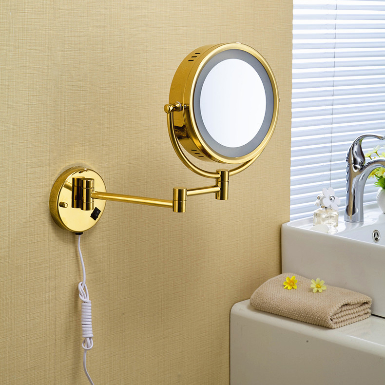 Bath Mirror 8 Round Wall Cosmetic Mirrors 3x 1x
