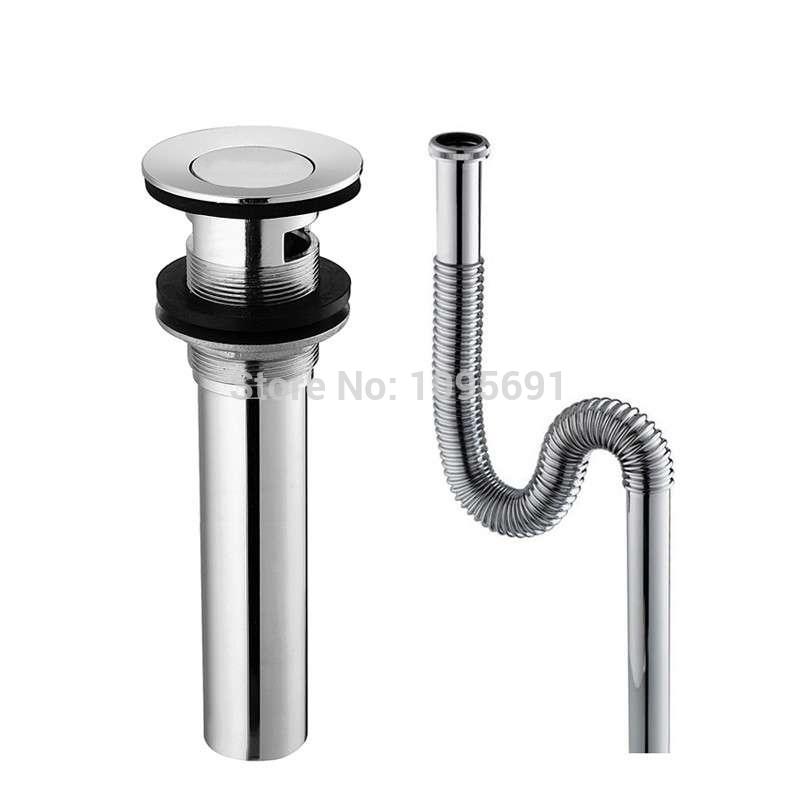 Highquality universal brass Wash Basin drainer push down popup