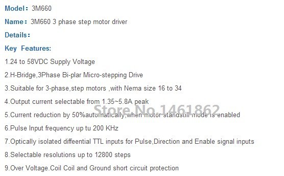 Stepper motor controller 3M660-10