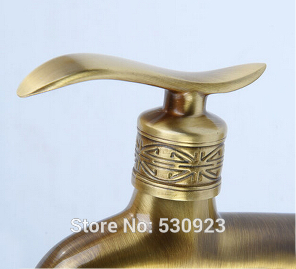 New Single Cold Tap Antique Bronze Lengthening Laundry Mop Sink Tap Euro Vintage Style Washing