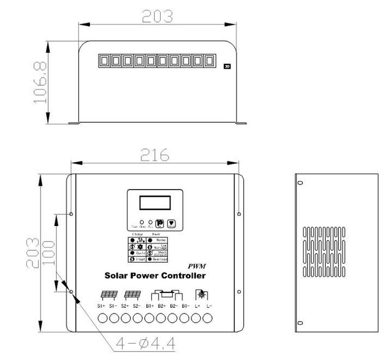 SOLAR POWER CONTROLLER- (4)