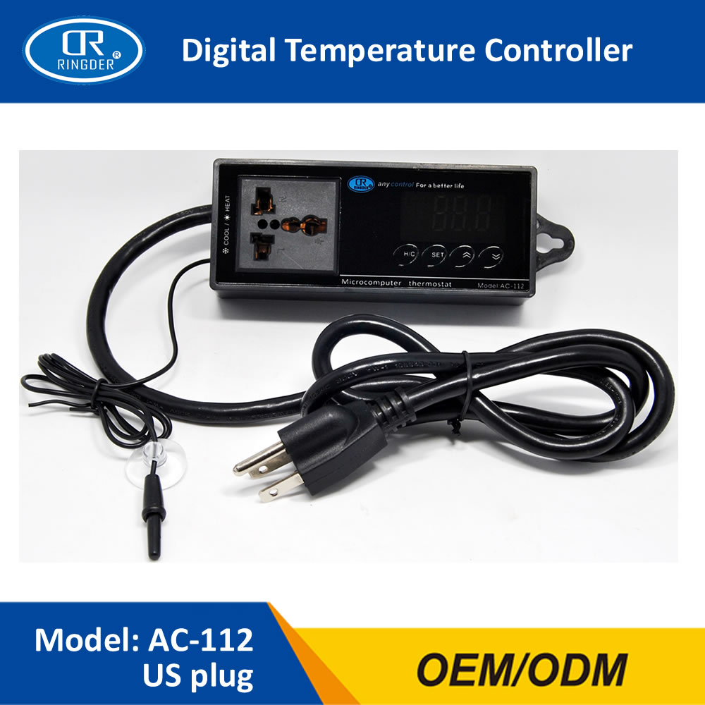 AC-112 AQUARIUM REPTILE HYDROPONIC THERMOSTAT 6