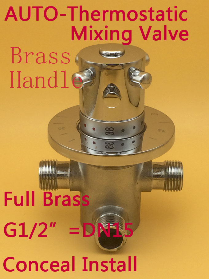Brass G1 2 Quot Wall Mounted Thermostatic Mixer Valve Hot Cold Water For Bidet Spray Hand Shower Piece Specifications Price Quotation Ecvv Industrial Products