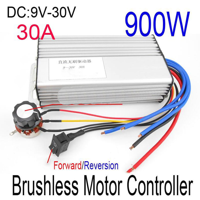 30A 12V DC 3-phase High-Power Brushless Model Motor Speed PWM Controller Driver