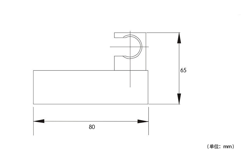 brass chrome handshower wall bracket (6)