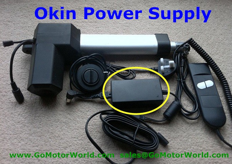 Okin control unit adapter power supply  with linear actuator for recliner chair