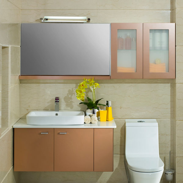 2014 New Design Lighting bathroom furniture fancy bathroom mirror