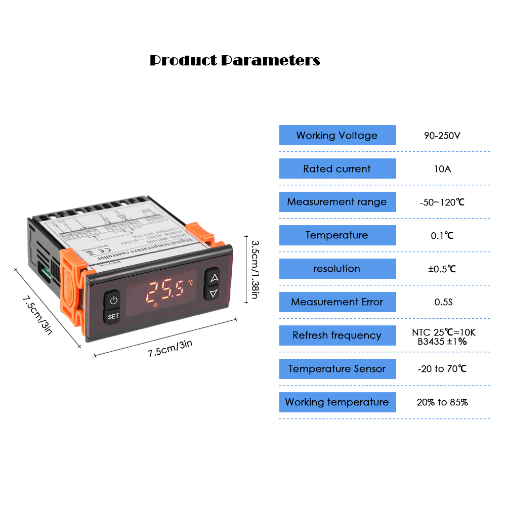 digital temperature controller price list