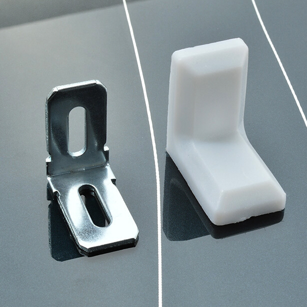 Plastic Cupboard Corner Iron Right Angle Cabinet Hardware