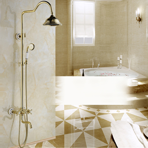 3 Colors In Wall Adjust Height 8 Quot Rain Shower Faucet Set