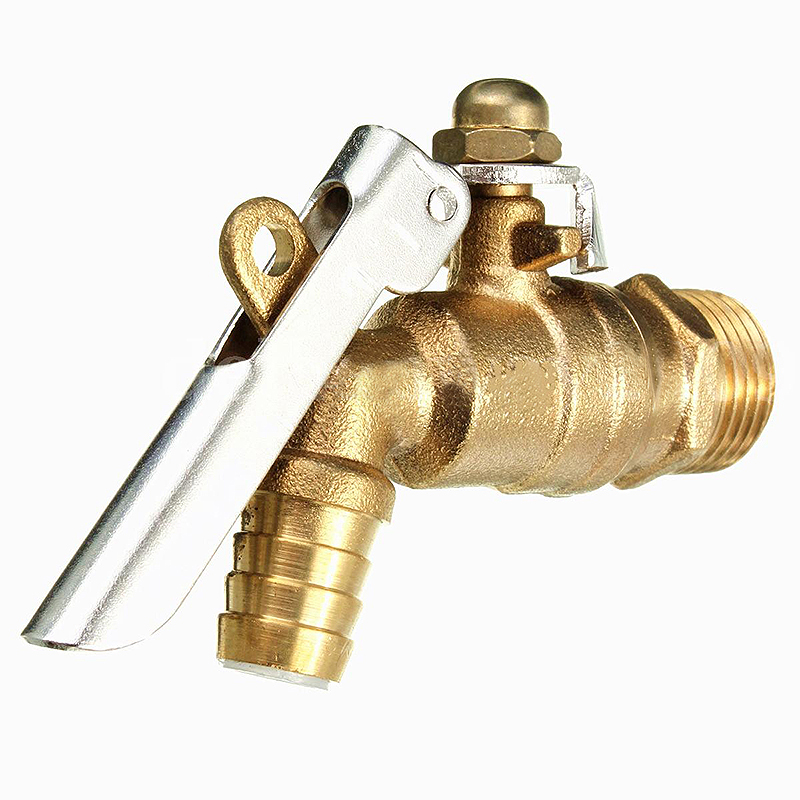 Outdoor Garden Public Places Lockable 1/2 inch Faucet Locked Brass Water Tap 