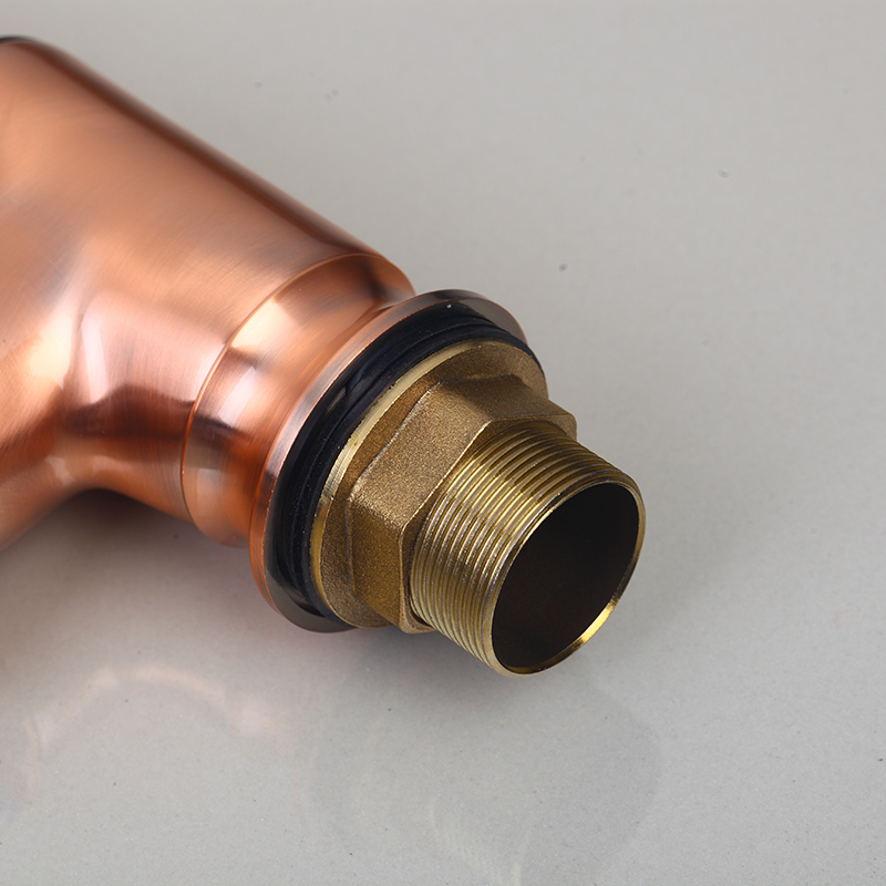 Antique Copper Finish Swivel Kitchen Faucet Modern Mixer Tap