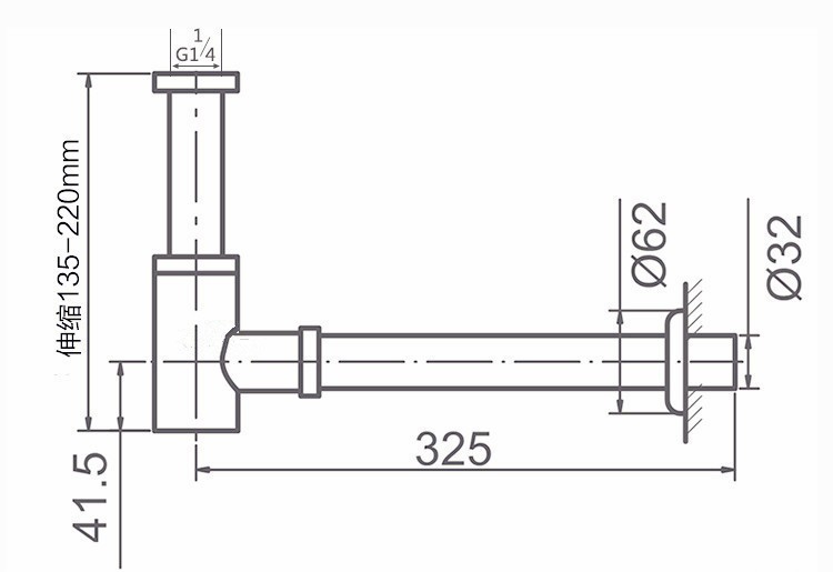 Brass-Stainless-Steel-Square-Pop-up-Basin-Waste-Drain-Basin-Mixer-P-Trap-Waste-Pipe-Into