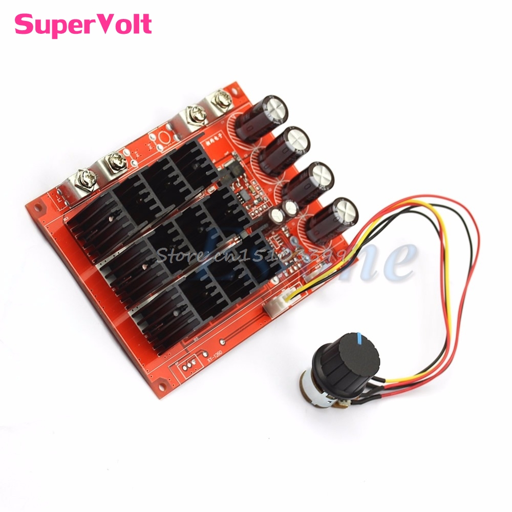 DC 10-50V Motor Speed Control PWM HHO RC Controller 12V 24V 48V 3000W 60A New