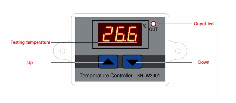 Temperature controller xh w3001 схема подключения и инструкция