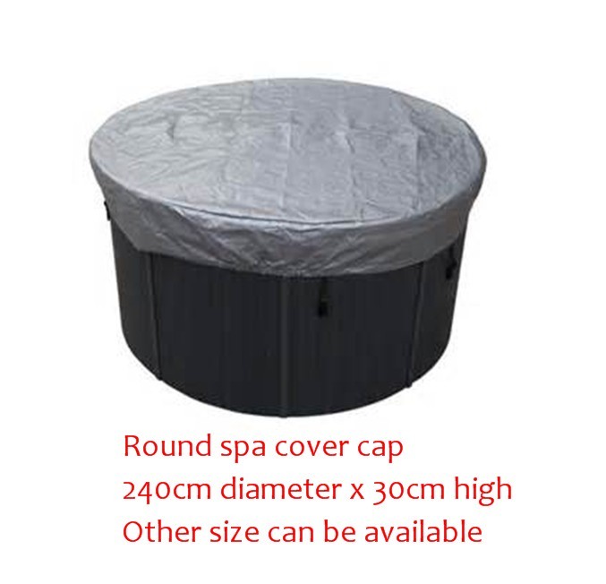 Round spa cover cap 240cm