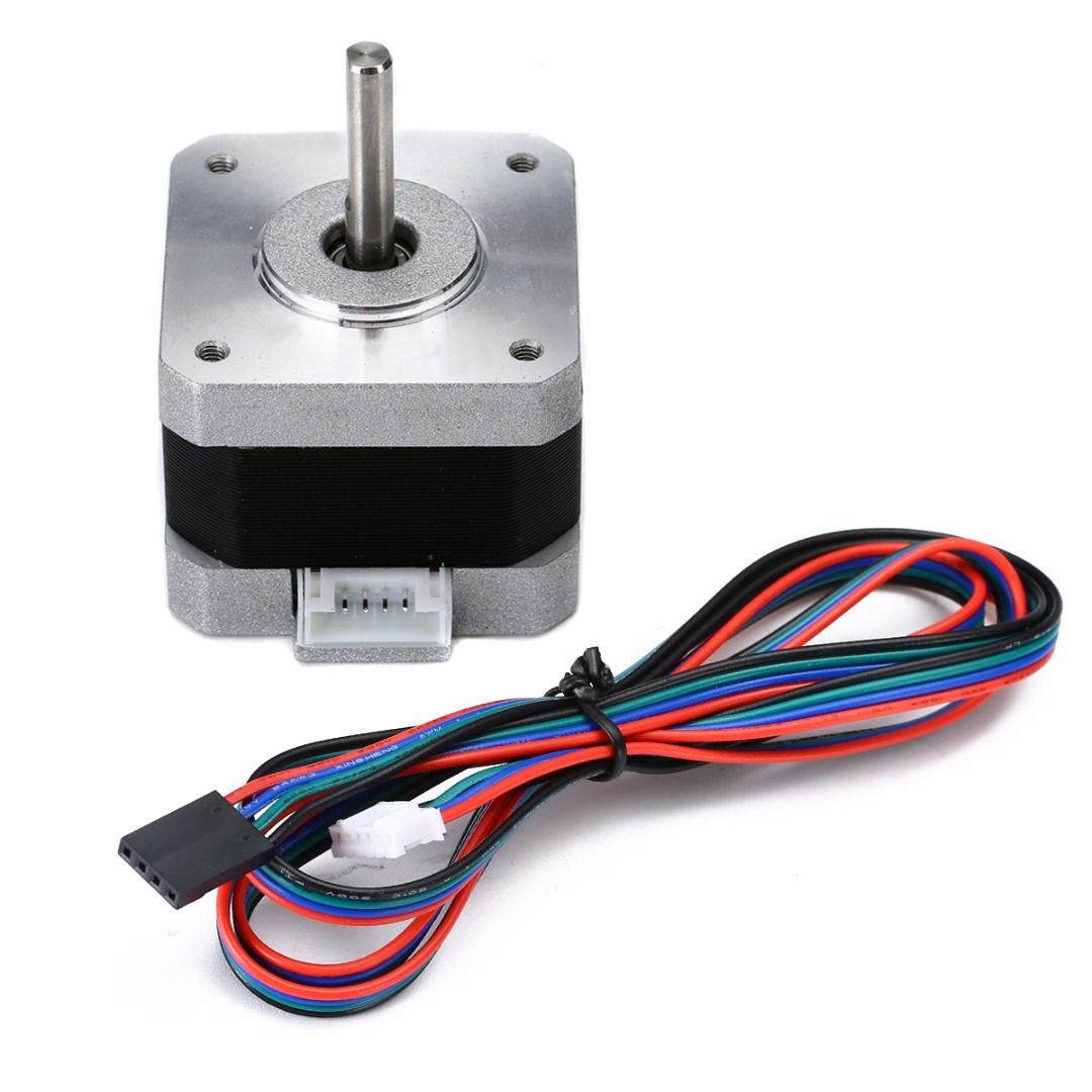 Nema 17 Stepper Motor 2 phase 1.5A 3D Printer Motor 320mN.m 45oz 4-Lead DIY Tools