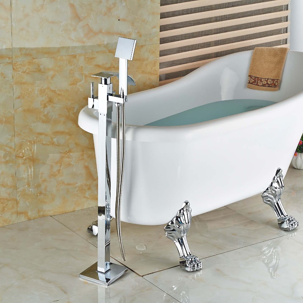 Free-Standing-Waterfall-Tub-Mixer-Taps-with-ABS-Black-Handshower-Chrome-Brass