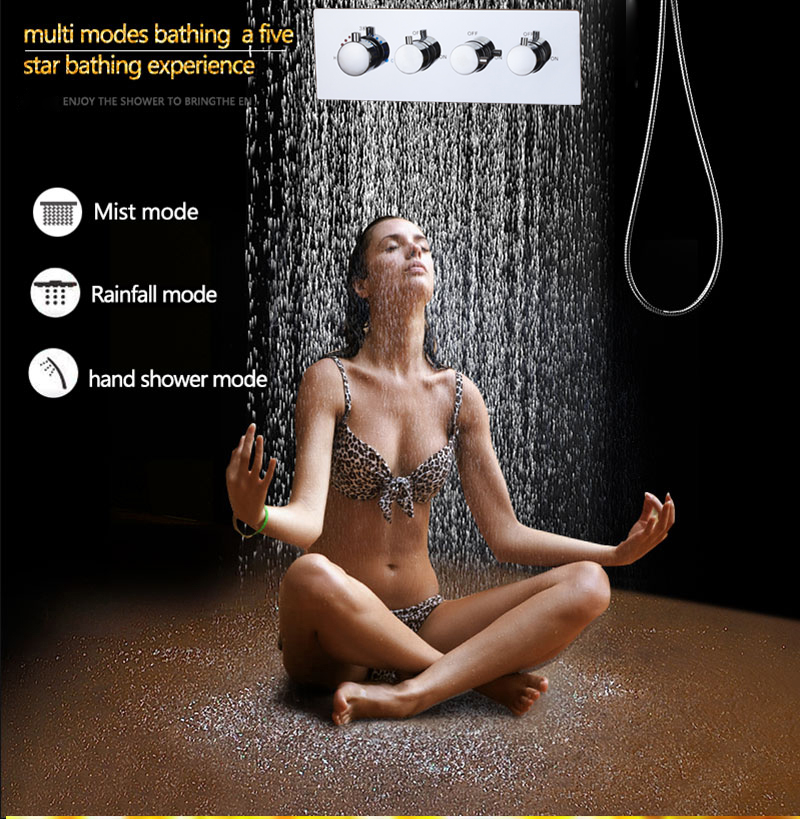 Spray SPA Thermostat Shower Set 20 Inch sky Curtain Dark Wall Into the Multi-Function Shower Nozzle 3 Outlet Hight Flow Switch (4)