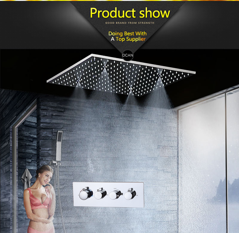 Spray SPA Thermostat Shower Set 20 Inch sky Curtain Dark Wall Into the Multi-Function Shower Nozzle 3 Outlet Hight Flow Switch (12)