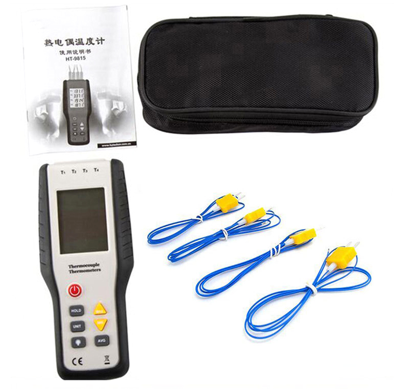 HT9815 Digital K type Thermocouple Thermometer thermocouple probe sensor industrial temperature