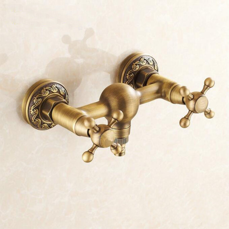 New Arrival European Style Wall Mounted Hot And Cold Brass Washing