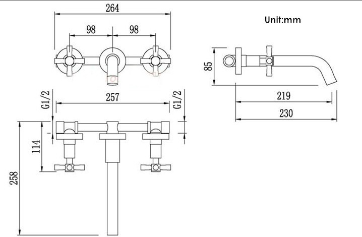 wall mounted basin faucet (2)