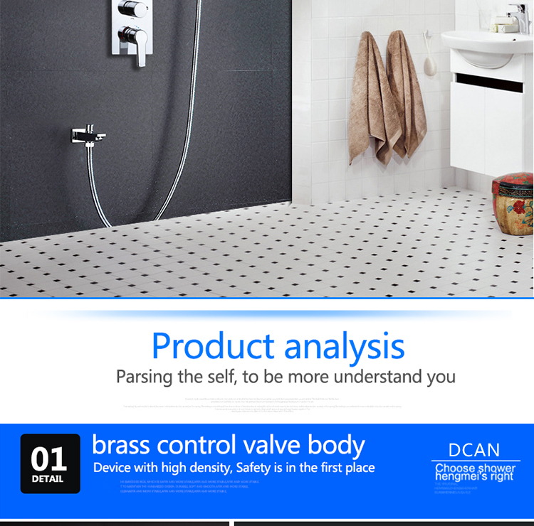 10 Inch Air Shower Head Set Booster Saving Water Concealed Wall Mounted Box Shower Kit  Rainfall Brass Bath &Shower Faucets (19)