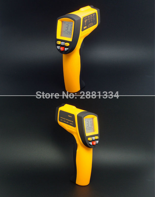 GM900 Thermometer Digital IR Laster Infrared Temperature Meter Non-contact LCD Gun Style Handheld -50-900C -58-1652F Pyrometer (2)