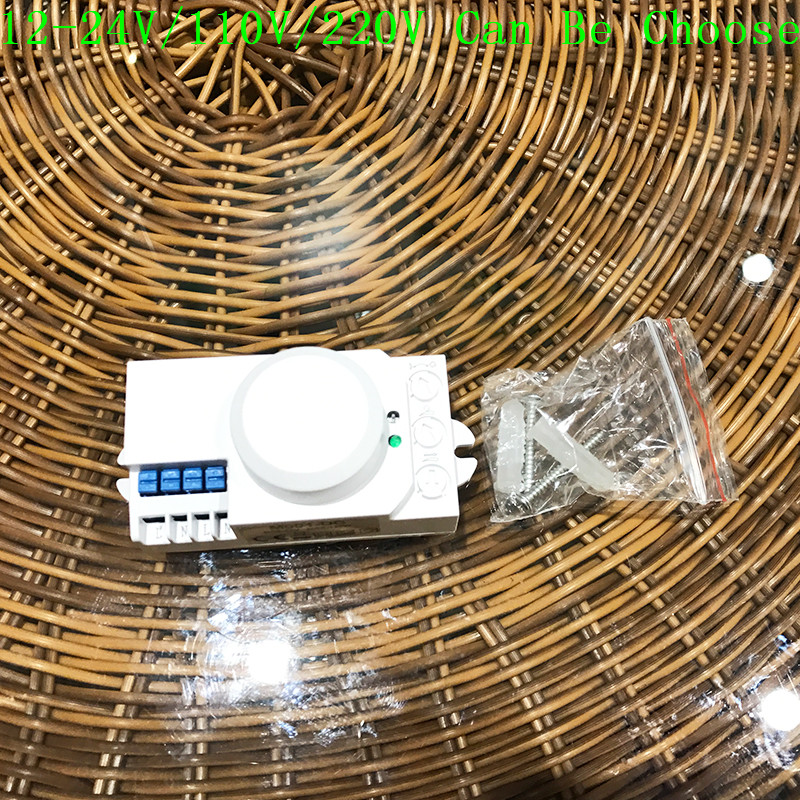 New Arrival  12v110v220v 360 degree Microwave Sensor Light Switch Induction Microwave Motion Sensor pir motion sensor  (9)