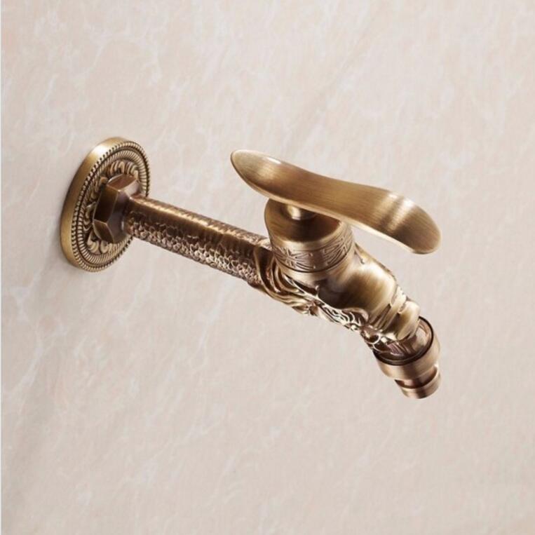 Vintage Artistic Laundry Bathroom Washing Machine Faucet Antique