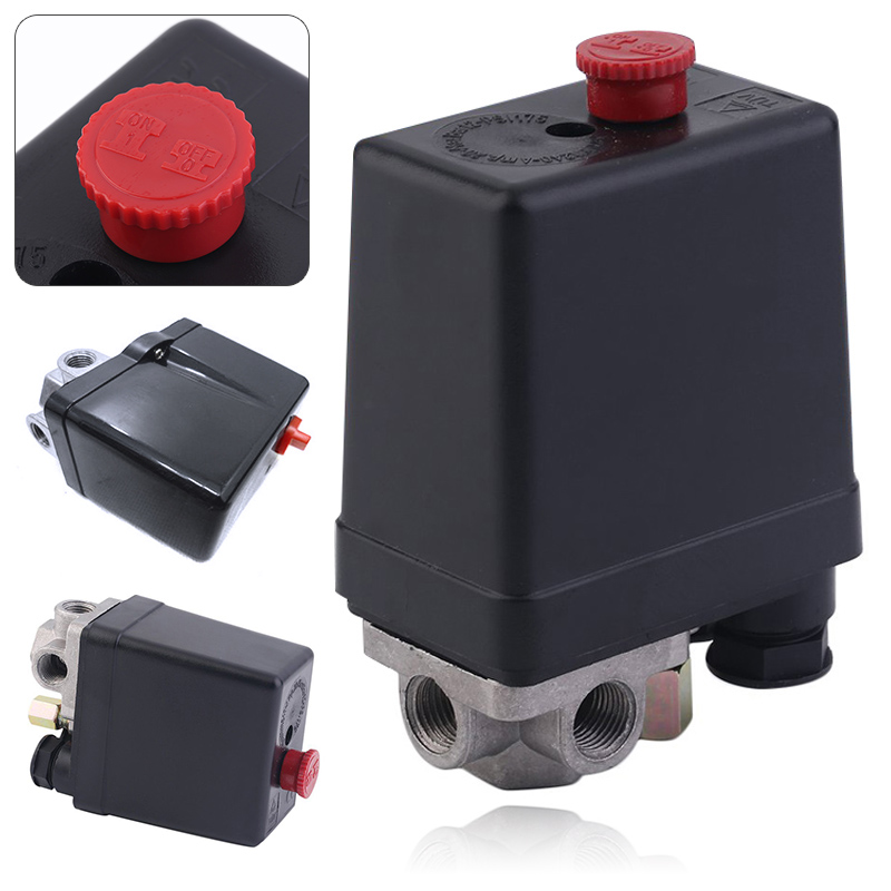 1 Pcs Heavy Duty Air Compressor Pressure Switch Control Valve 3-phase 380/400 V Compressor Pressure Switch Mayitr