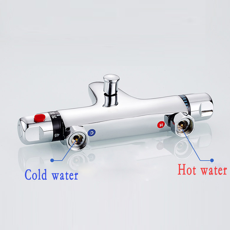 NEW-Shower-Faucet-Set-Bathroom-Thermostatic-Faucet-Chrome-Finish-Mixer-Tap-W-ABS-Handheld-Shower-Wall (2)