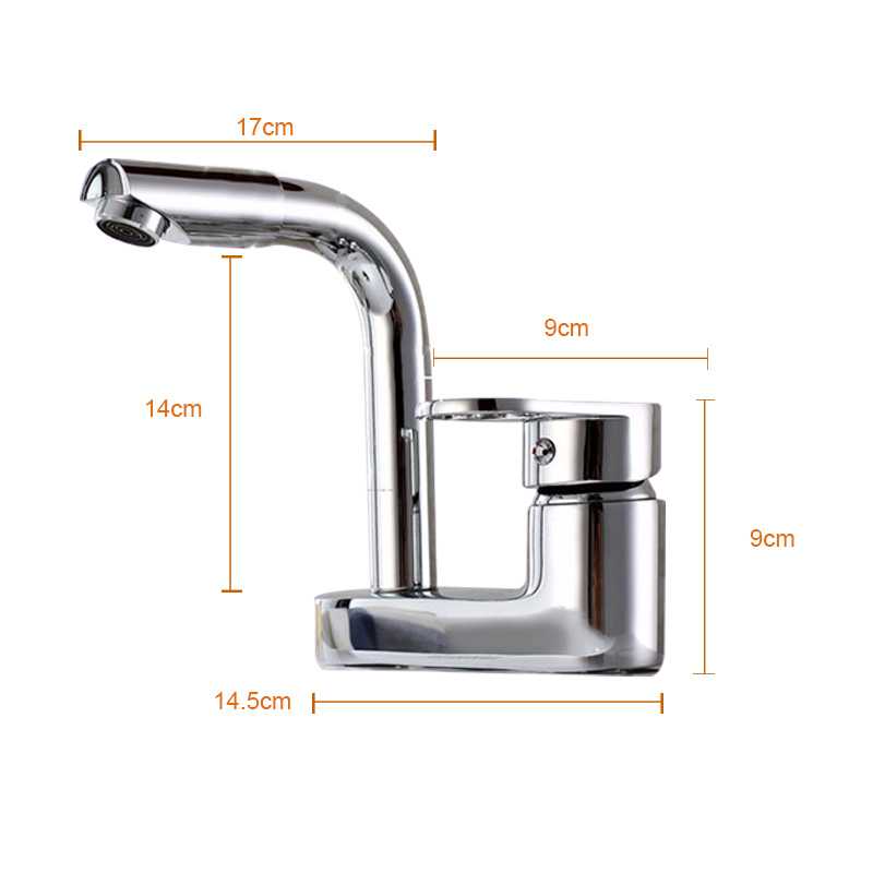 Jooe Basin Faucet Hot And Cold Mixer Tap Brass Water Tap Bathroom