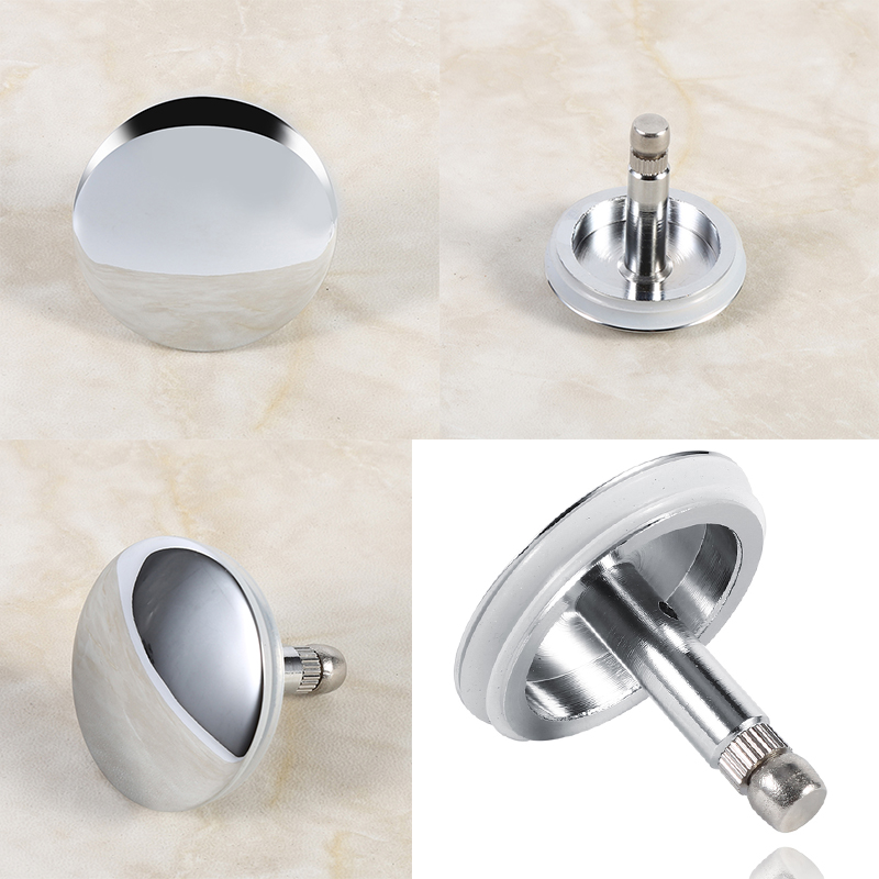 Stainless Steel Bath Basin Kitchen Sink Strain Pop-Up Waste Plug Chrome Stopper Plug Sink Bathroom Hardware Accessories mayitr