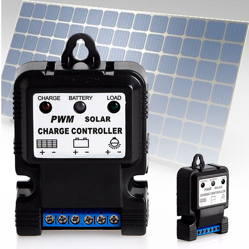 Auto Solar Panel Charge Solar Controller Battery Charger PWM Regulator 6V 12V 10A Mayitr