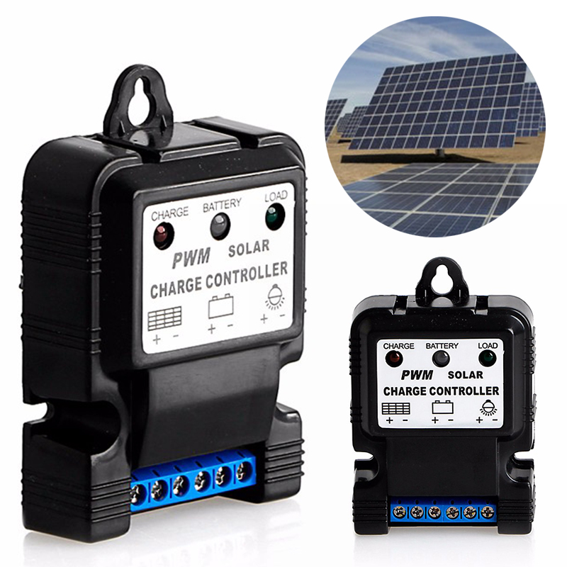 Auto Solar Panel Charge Solar Controller Battery Charger PWM Regulator 6V 12V 10A Mayitr