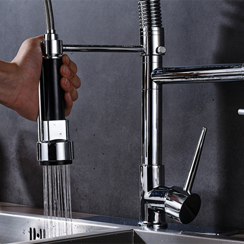 Chrome Finish Led Faucet Taps Repalcement Mixer Sprayer For Chrome Finish Led Faucet Taps Repalcement Mixer Sprayer For Kitchen Sink Replace Accessories
