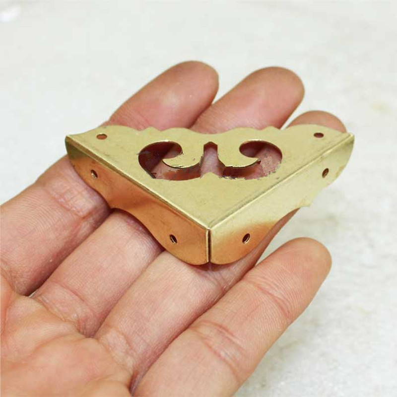 Bulk 41mm Brass Corner Luggage Case Box Corner Brackets Decorative