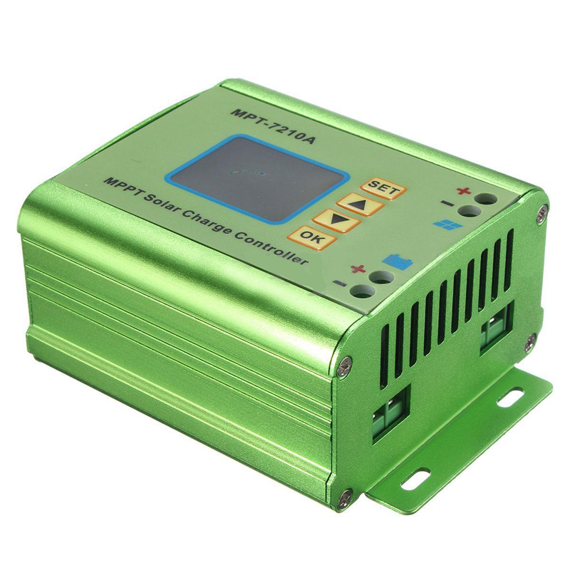 MPPT Solar Panel Battery Regulator Charge Controller with LCD Display 24/36/48/60/72V 10A Solar Controllers Mayitr