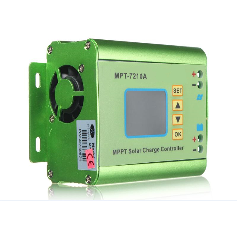 MPPT Solar Panel Battery Regulator Charge Controller with LCD Display 24/36/48/60/72V 10A Solar Controllers Mayitr