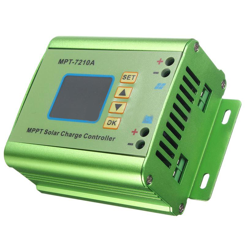 MPPT Solar Panel Battery Regulator Charge Controller with LCD Display 24/36/48/60/72V 10A Solar Controllers Mayitr