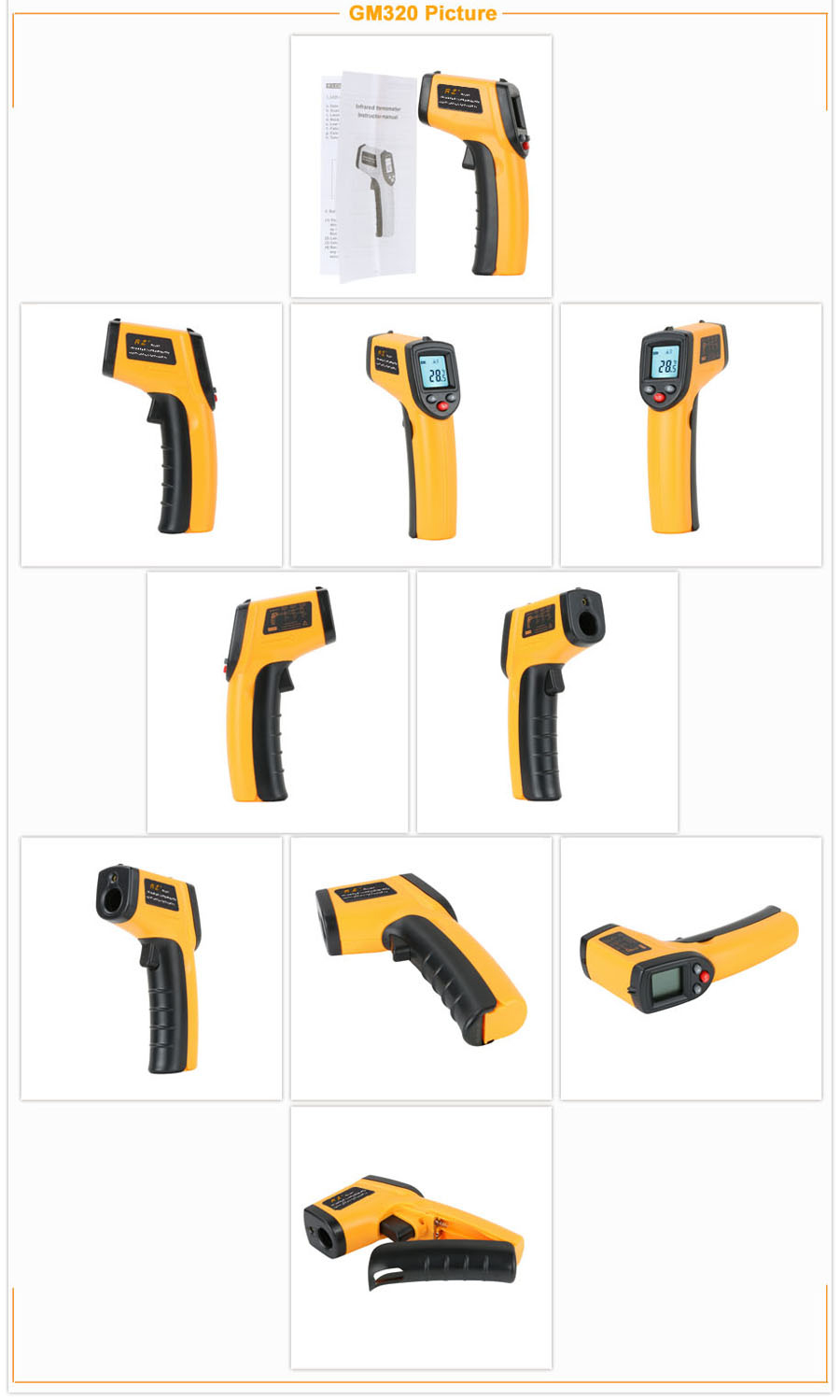 Infrared thermometer GM320 GS320 details_10
