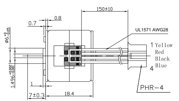 Gear Motor Dimension CHIHAI MOTOR